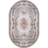 Ковер VALENCIA DELUXE ( ВАЛЕНСИЯ ДЕЛЮКС ) 4015 - L.BLUE-BROWN ( Овал )
