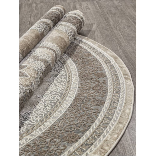 Ковер ARMINA ( АРМИНА ) 04037C - GREY / BROWN ( Круг ) 