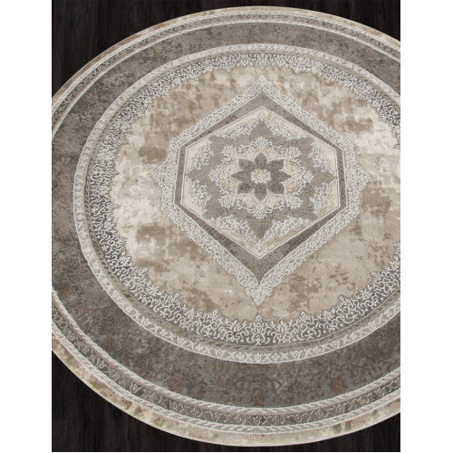 Ковер ARMINA ( АРМИНА ) 04037C - GREY / BROWN ( Круг ) 