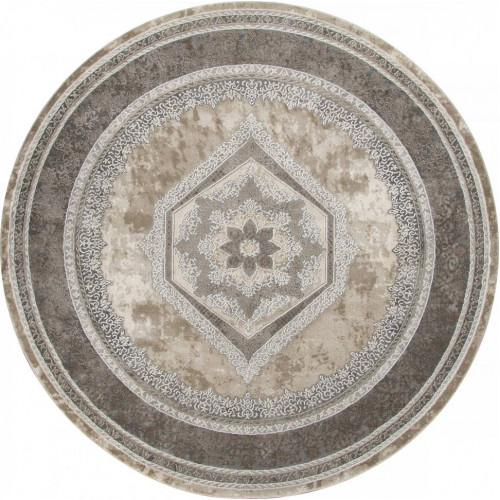 Ковер ARMINA ( АРМИНА ) 04037C - GREY / BROWN ( Круг ) 