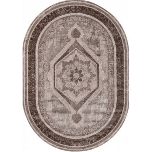 Ковер ARMINA ( АРМИНА ) 04037А - BROWN / BROWN ( Овал )