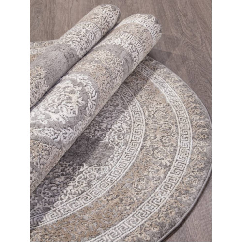 Ковер ARMINA ( АРМИНА ) 04073C - GREY / BROWN ( Овал )