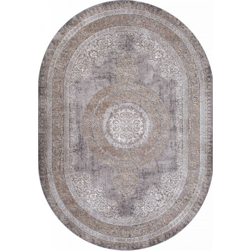 Ковер ARMINA ( АРМИНА ) 04073C - GREY / BROWN ( Овал )
