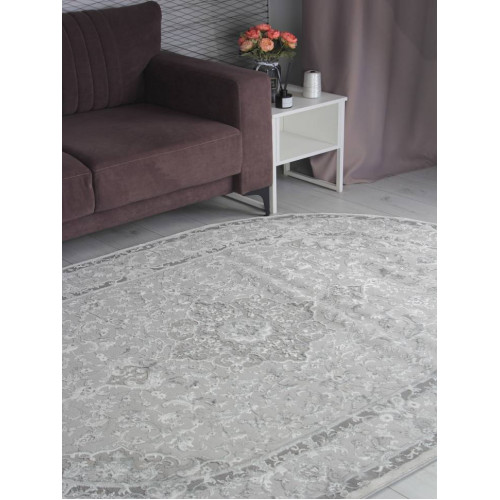 Ковер ARMINA ( АРМИНА ) 04075G - GREY / GREY ( Овал )