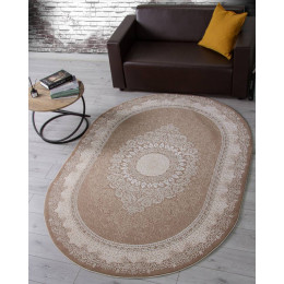 Ковер ARMINA ( АРМИНА ) 04076A - BROWN / BROWN ( Овал )