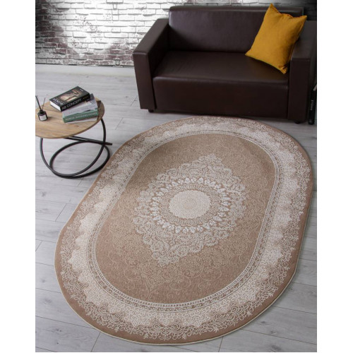 Ковер ARMINA ( АРМИНА ) 04076A - BROWN / BROWN ( Овал )