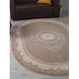 Ковер ARMINA ( АРМИНА ) 04076A - BROWN / BROWN ( Овал )