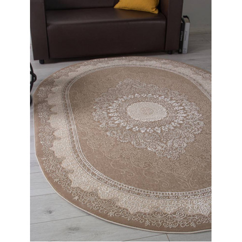 Ковер ARMINA ( АРМИНА ) 04076A - BROWN / BROWN ( Овал )