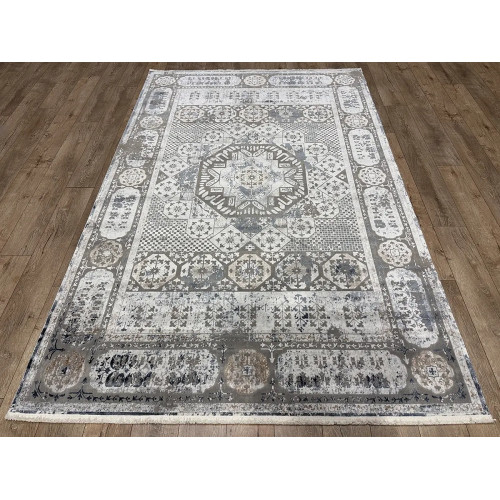 Ковер DAHLIA ( ДАХЛИЯ ) 2078A - WHITE / ANTHRACITE.SH