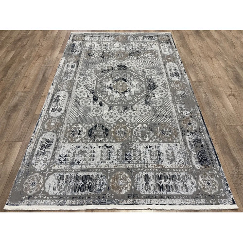 Ковер DAHLIA ( ДАХЛИЯ ) 2078A - WHITE / ANTHRACITE.SH