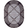 Ковер SILVER ( СИЛЬВЕР ) d213- GRAY-PURPLE ( Овал )  