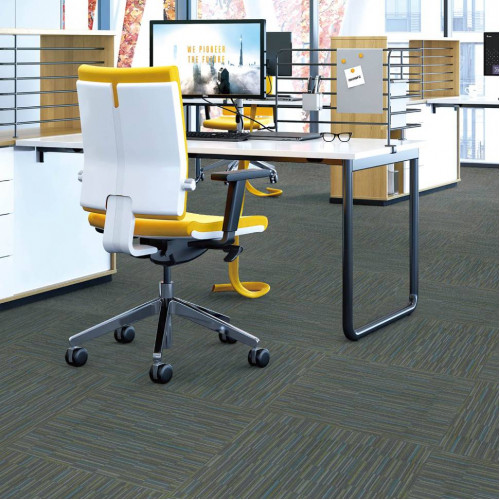 Ковровая плитка Desoma Flock Stripes Onyx 231018