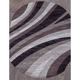 Ковер SILVER ( СИЛЬВЕР ) D234- GRAY-PURPLE ( Овал )