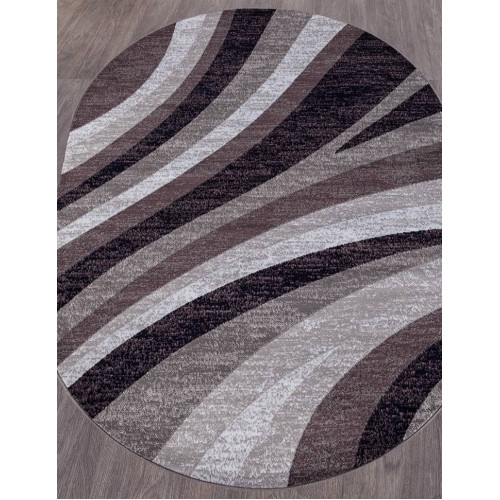 Ковер SILVER ( СИЛЬВЕР ) D234- GRAY-PURPLE ( Овал )