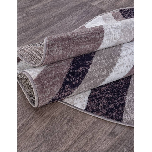 Ковер SILVER ( СИЛЬВЕР ) D234- GRAY-PURPLE ( Овал )