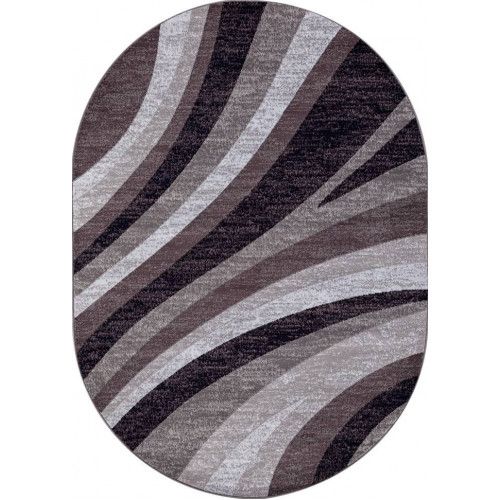 Ковер SILVER ( СИЛЬВЕР ) D234- GRAY-PURPLE ( Овал )