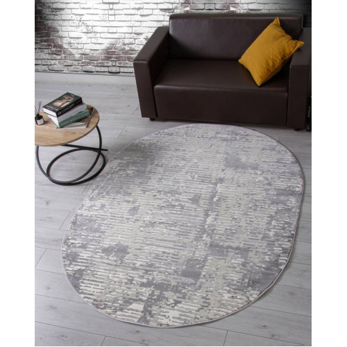 Ковер ATLANTIS ( АТЛАНТИС ) D999 - CREAM-GRAY ( Овал )