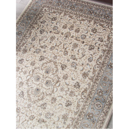 Ковер VALENCIA DELUXE ( ВАЛЕНСИЯ ДЕЛЮКС ) F014 - CREAM-L.BLUE