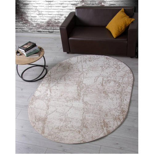 Ковер ALABAMA ( АЛАБАМА ) F175 - BEIGE ( Овал )