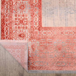  Ковер Art Deco 3035A_CREAM2 / ORANGE_2