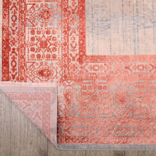  Ковер Art Deco 3035A_CREAM2 / ORANGE_2