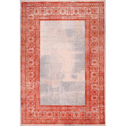  Ковер Art Deco 3035A_CREAM2 / ORANGE_2