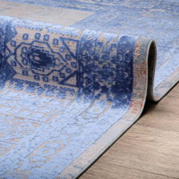  Ковер Art Deco 3035A_CREAM2 / BLUE2