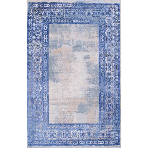  Ковер Art Deco 3035A_CREAM2 / BLUE2