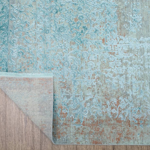  Ковер Art Deco 3041B_CREAM / JADE_TURQUOISE 