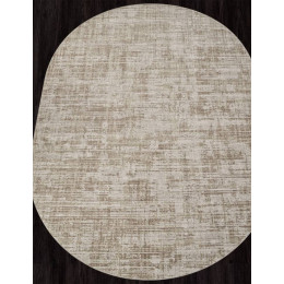 Ковер AFINA ( АФИНА ) F416AD - BEIGE / L.BROWN ( Овал )