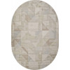 Ковер AFINA ( АФИНА ) F416AD - BEIGE / L.BROWN ( Овал )