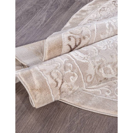 Ковер ARMINA ( АРМИНА ) 03701A - BROWN / BROWN ( Круг ) 