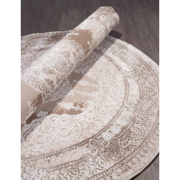 Ковер ARMINA ( АРМИНА ) 03704A - BROWN / BROWN ( Круг ) 