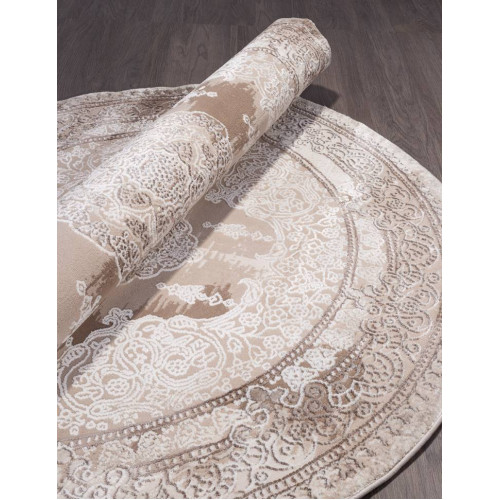 Ковер ARMINA ( АРМИНА ) 03704A - BROWN / BROWN ( Круг ) 