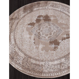 Ковер ARMINA ( АРМИНА ) 03704A - BROWN / BROWN ( Круг ) 