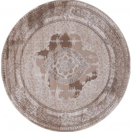 Ковер ARMINA ( АРМИНА ) 03704A - BROWN / BROWN ( Круг ) 