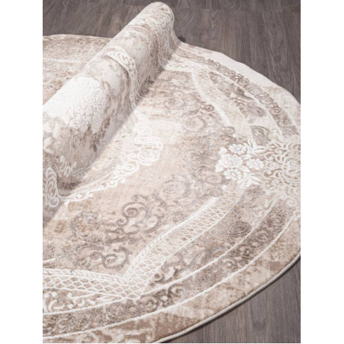 Ковер ARMINA ( АРМИНА ) 03707A - BROWN / BROWN ( Круг ) 