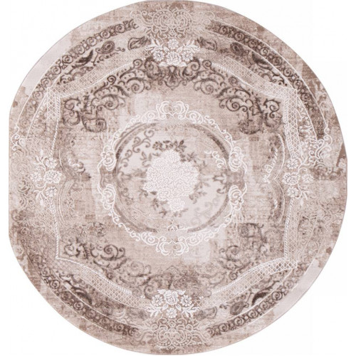 Ковер ARMINA ( АРМИНА ) 03707A - BROWN / BROWN ( Круг ) 