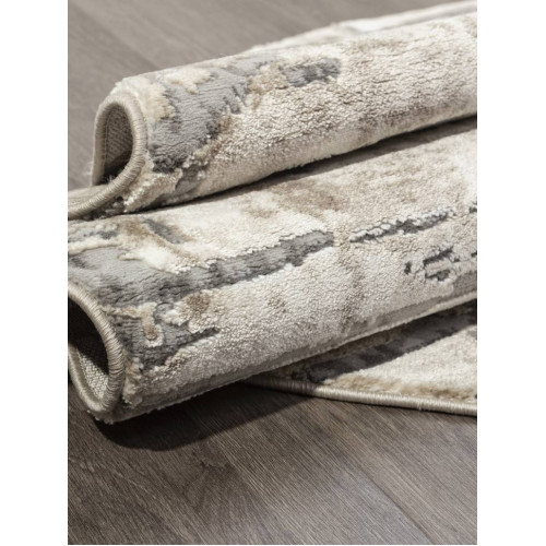 Ковер ARMINA ( АРМИНА ) 03802А - GREY / BROWN ( Круг ) 