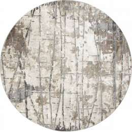 Ковер ARMINA ( АРМИНА ) 03802А - GREY / BROWN ( Круг ) 