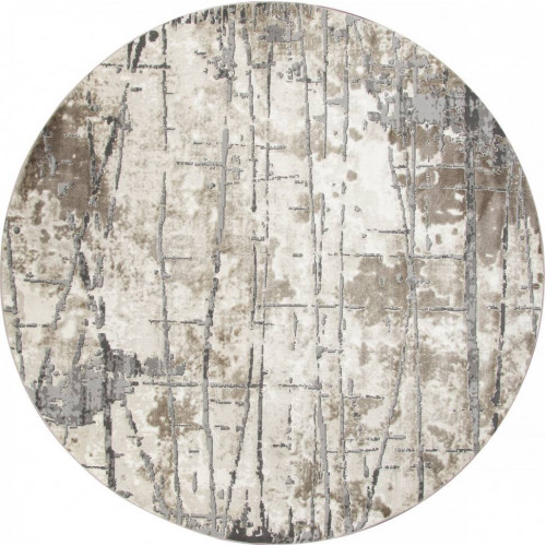 Ковер ARMINA ( АРМИНА ) 03802А - GREY / BROWN ( Круг ) 