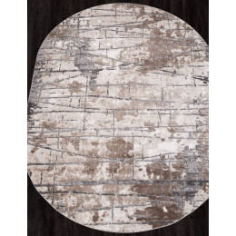 Ковер ARMINA ( АРМИНА ) 03802А - GREY / BROWN ( Овал )