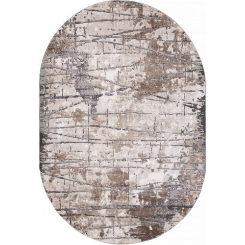 Ковер ARMINA ( АРМИНА ) 03802А - GREY / BROWN ( Овал )
