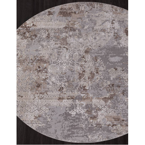 Ковер ARMINA ( АРМИНА ) 03851C - GREY / BROWN ( Круг ) 