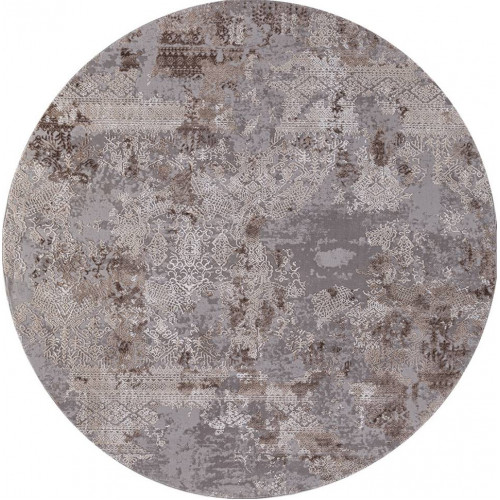 Ковер ARMINA ( АРМИНА ) 03851C - GREY / BROWN ( Круг ) 
