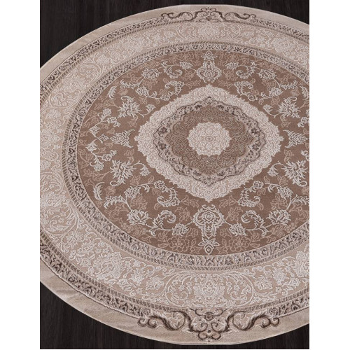 Ковер ARMINA ( АРМИНА ) 03874B - BROWN / BROWN ( Круг )