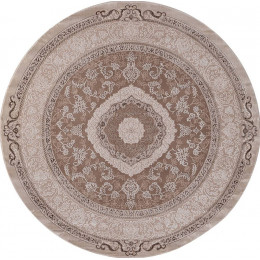 Ковер ARMINA ( АРМИНА ) 03874B - BROWN / BROWN ( Круг )