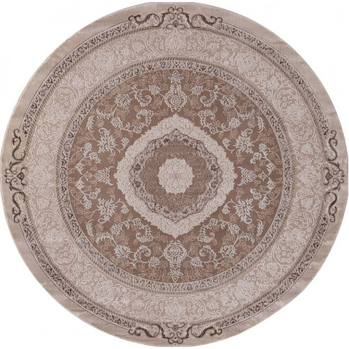 Ковер ARMINA ( АРМИНА ) 03874B - BROWN / BROWN ( Круг )