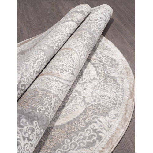 Ковер ARMINA ( АРМИНА ) 03880C - GREY / BROWN ( Круг ) 