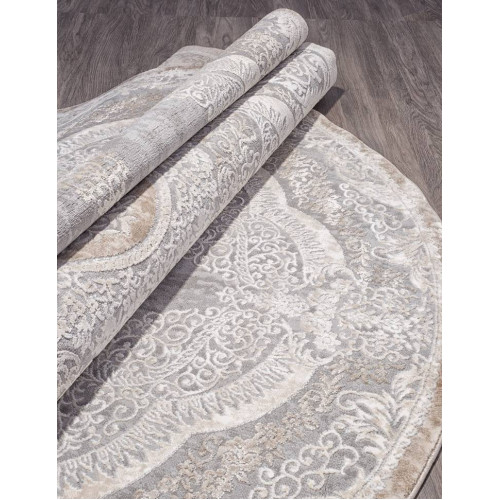 Ковер ARMINA ( АРМИНА ) 03880C - GREY / BROWN ( Овал )